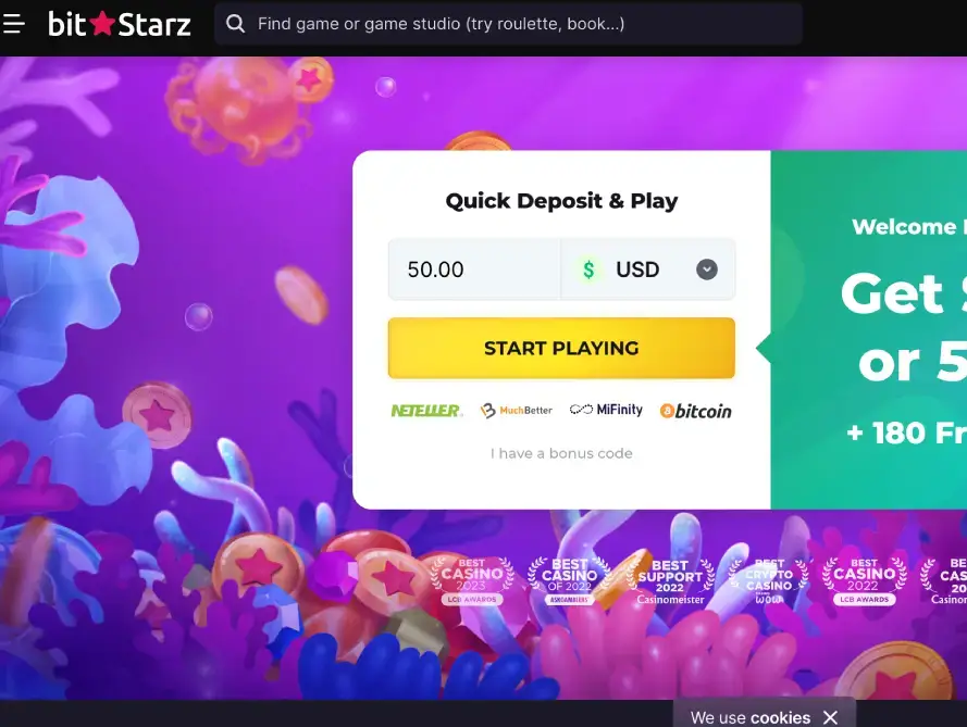 Bitstarz Casino No Deposit Bonus 100FS